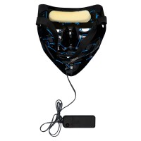 lichtgevend killer smile masker LED licht blauw