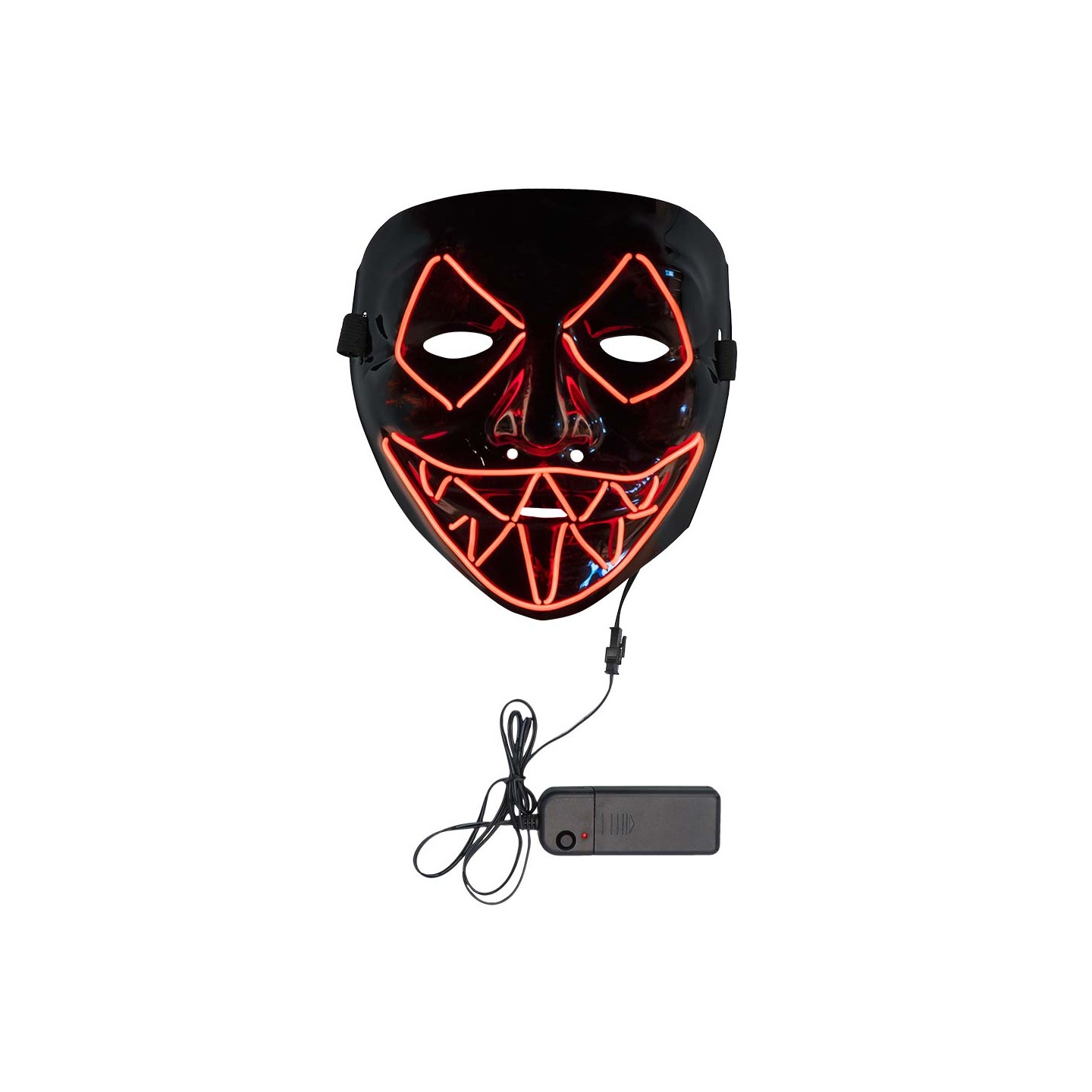 lichtgevend killer smile masker LED licht rood