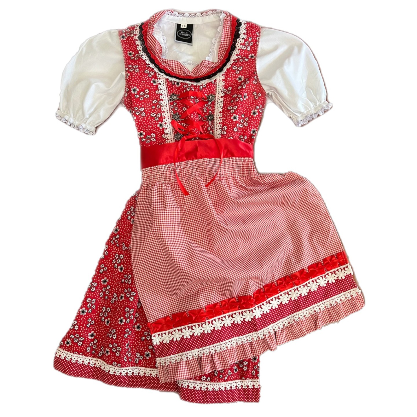 dirndl voor kinderen rood