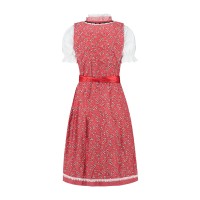 dirndl tiroler outfit dames rood