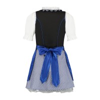 sexy dirndl tiroler jurkje blauw