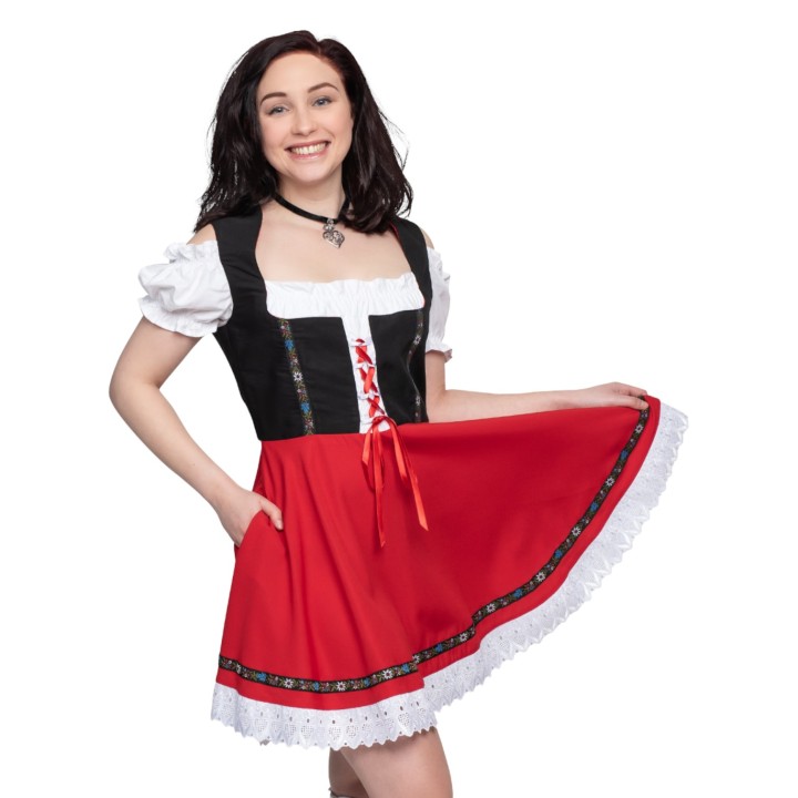 Dirndl jurkje dames tiroler kleding oktoberfest