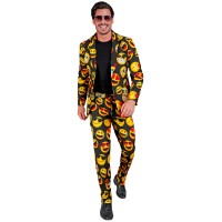 jaren 90 kostuum emoji heren outfit