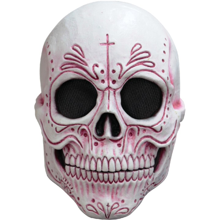 halloween masker day of the dead catrin rood