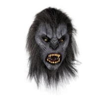 halloween masker weerwolf gray wolfman