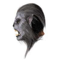 halloween masker weerwolf gray wolfman