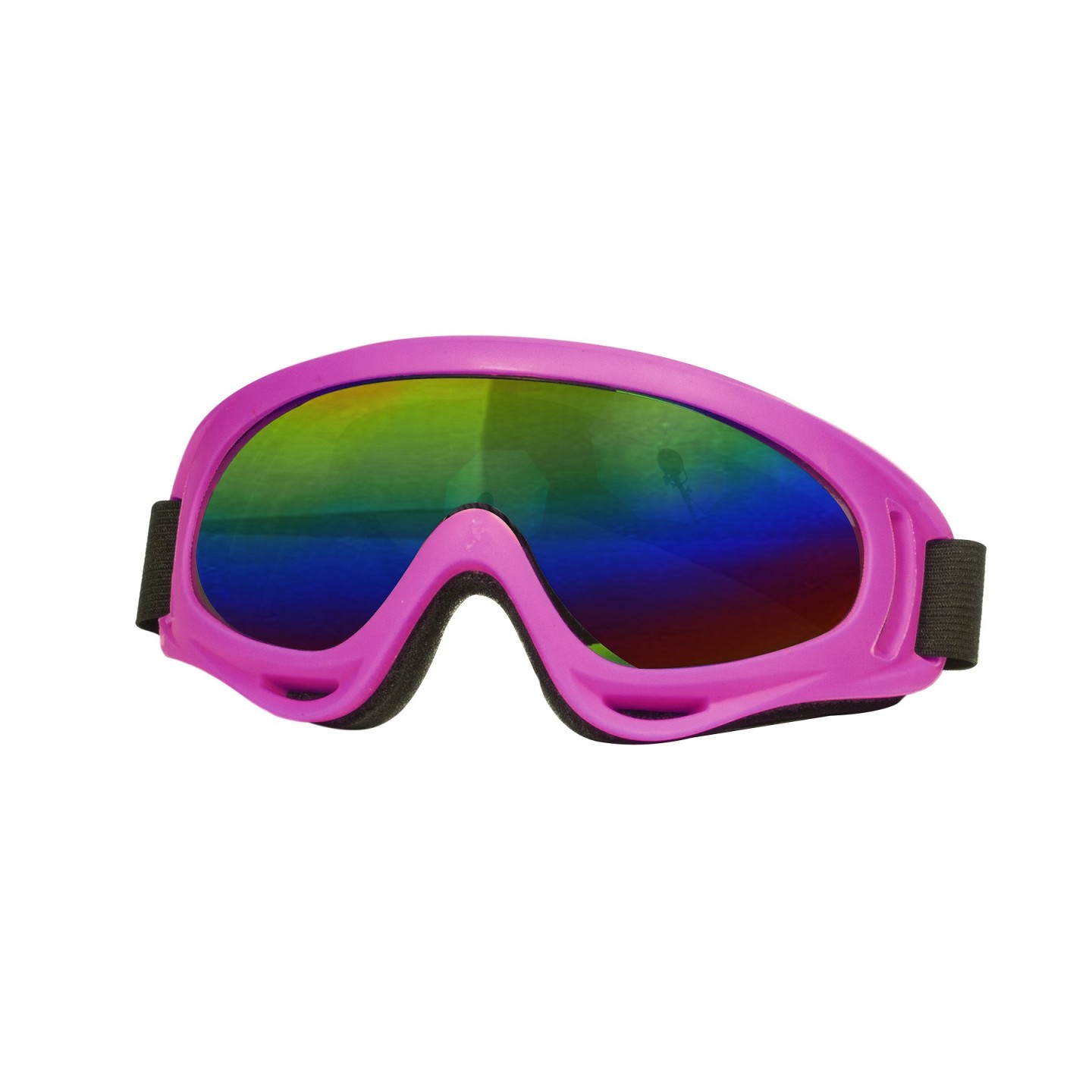 skibril fluo roze carnaval bril