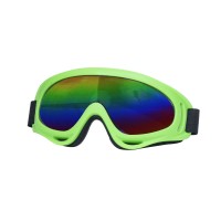 skibril fluo groen carnaval bril