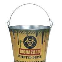 metalen ijsemmer Halloween biohazard