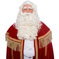 sinterklaas baard en pruik