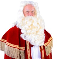 Sinterklaas baard en pruik kanekalon madrid