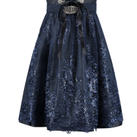 dirndl tiroler kleed donkerblauw schort