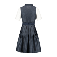 dirndl tiroler kleed donkerblauw achterkant