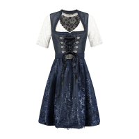 dirndl tiroler kleed donkerblauw