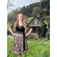 dirndl kleed zwart haus huberts