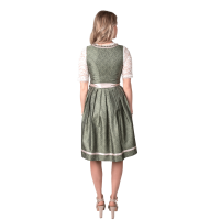 dirndl tiroler kleed groen achterkant