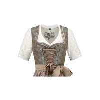 dirndl tiroler kleed bruin blouse