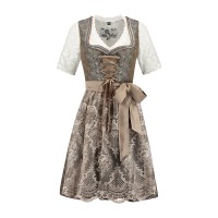 dirndl tiroler kleed bruin