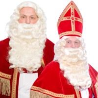 sinterklaas baard en pruik baardstel P