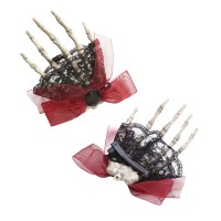 halloween accessoires skelet haarclip