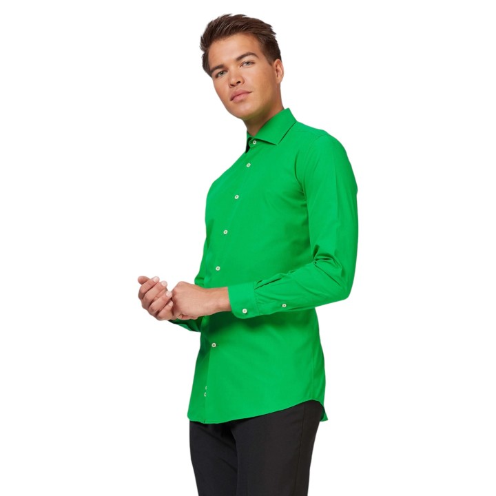 groen hemd heren opposuits overhemd