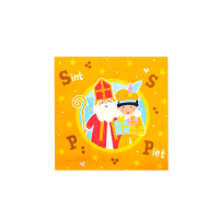 sinterklaas tafeldecoratie servetten