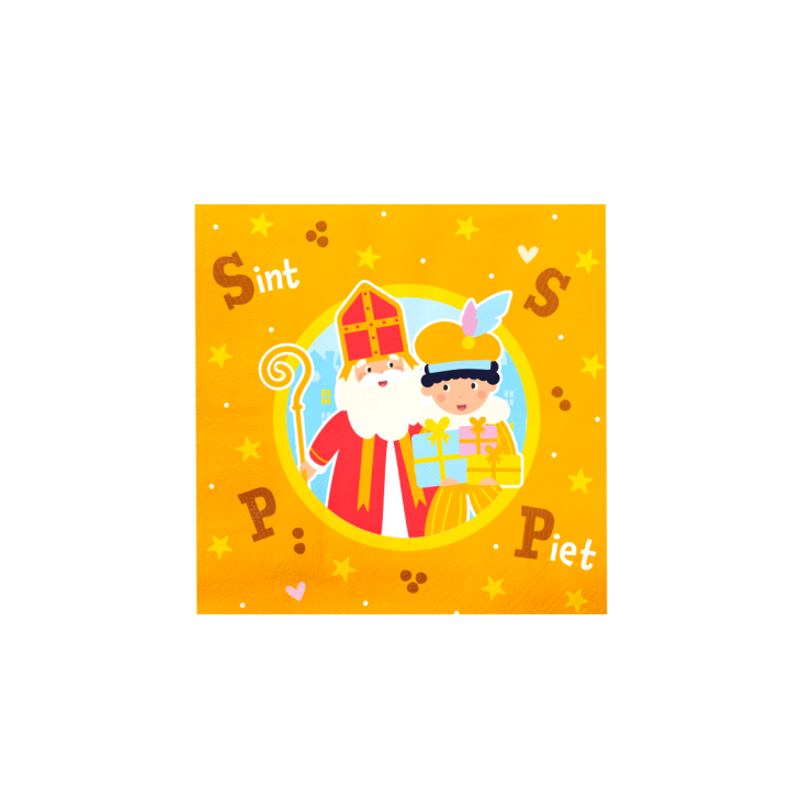 sinterklaas tafeldecoratie servetten