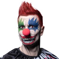 halloween kleurlenzen killer clown rood