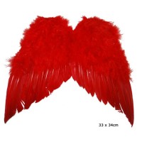 Rode Vleugels 33x34cm