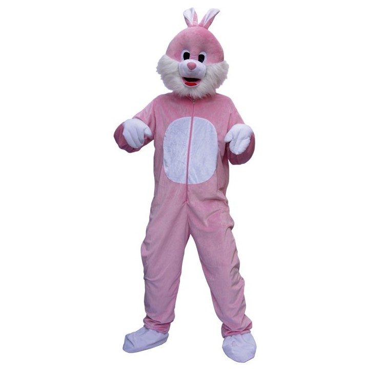 paashaas kostuum pak konijnenpak roze