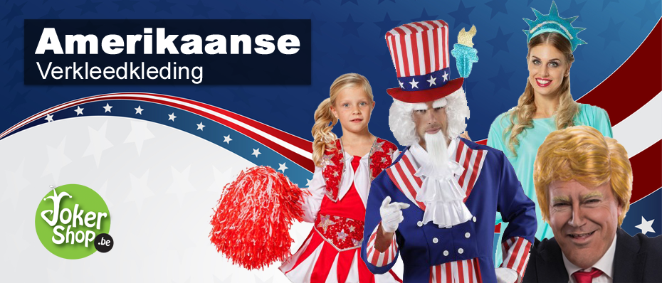 amerikaanse kleding usa vlag kostuums verkleedkleding carnaval